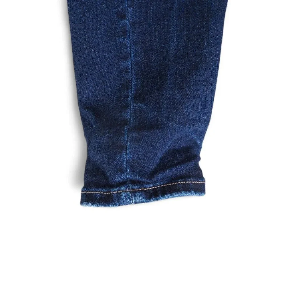 American Eagle Super Stretch Distressed Medium‎ Wash Jegging Jeans Juniors 00